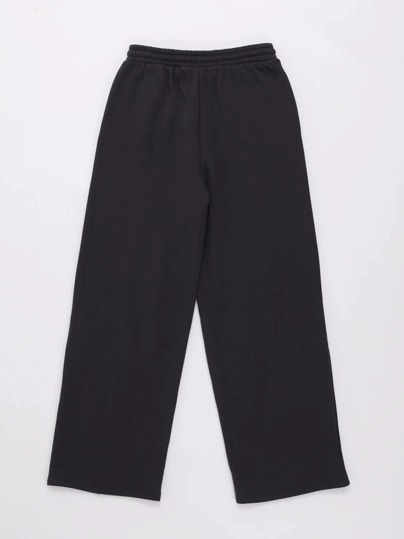 PANTALÓN DE BUZO LUCKY WIDE LEG FRANELA NIÑA INDEX - 4