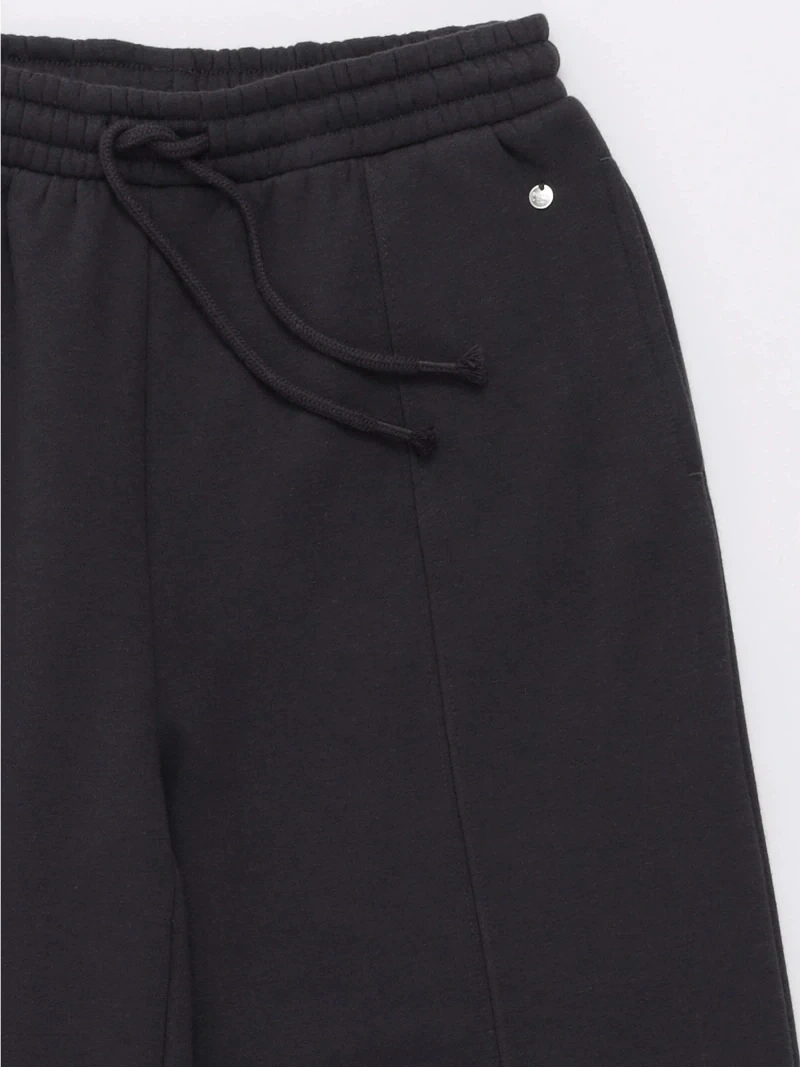 PANTALÓN DE BUZO LUCKY WIDE LEG FRANELA NIÑA INDEX - 5