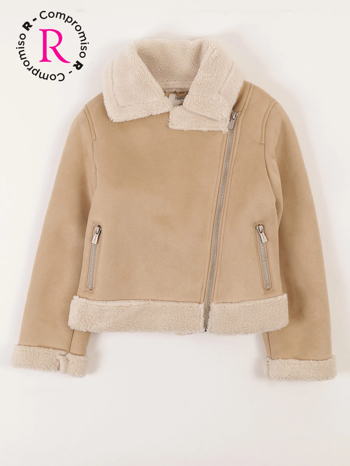 CASACA SUEDE CON SHERPA NIÑA HARVEST - 1