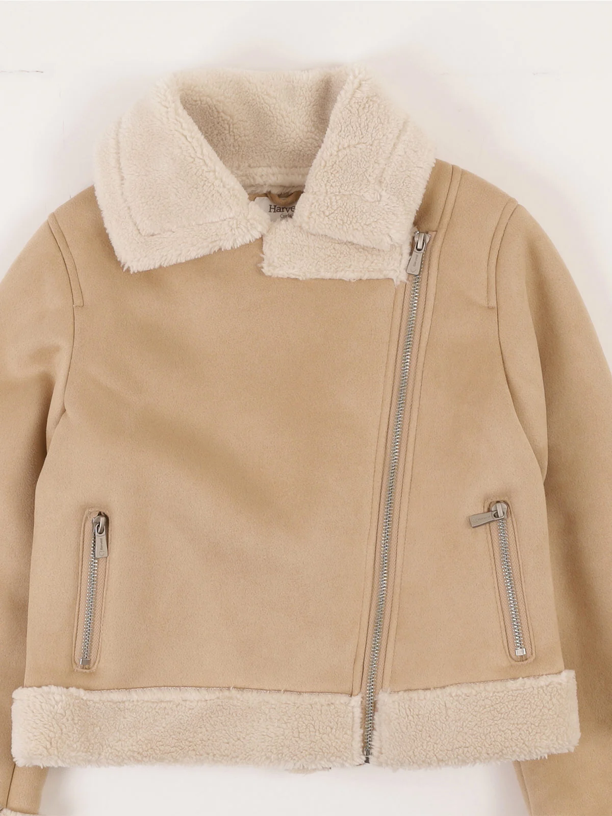 CASACA SUEDE CON SHERPA NIÑA HARVEST - 3