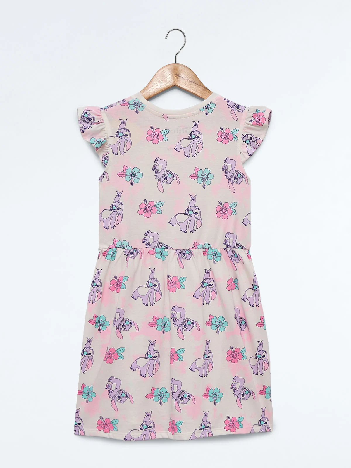 VESTIDO MANGA CORTA ALGODÓN NIÑA STITCH - 2