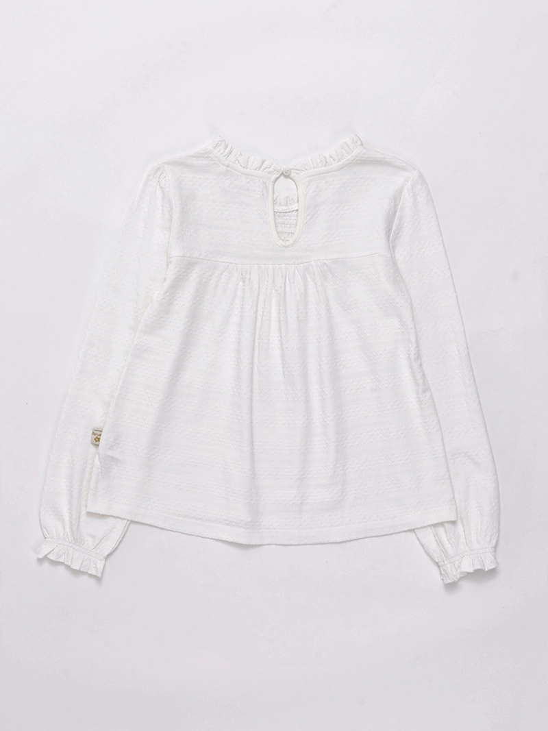 BLUSA MANGA LARGA ALGODÓN NIÑA HARVEST - 2