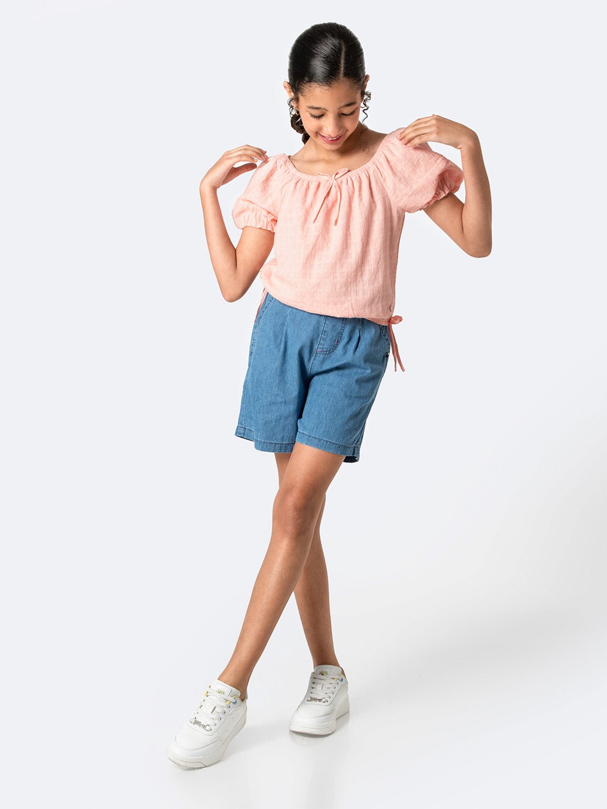 BLUSA MANGA CORTA NIÑA PIONIER NELLYHH - 1