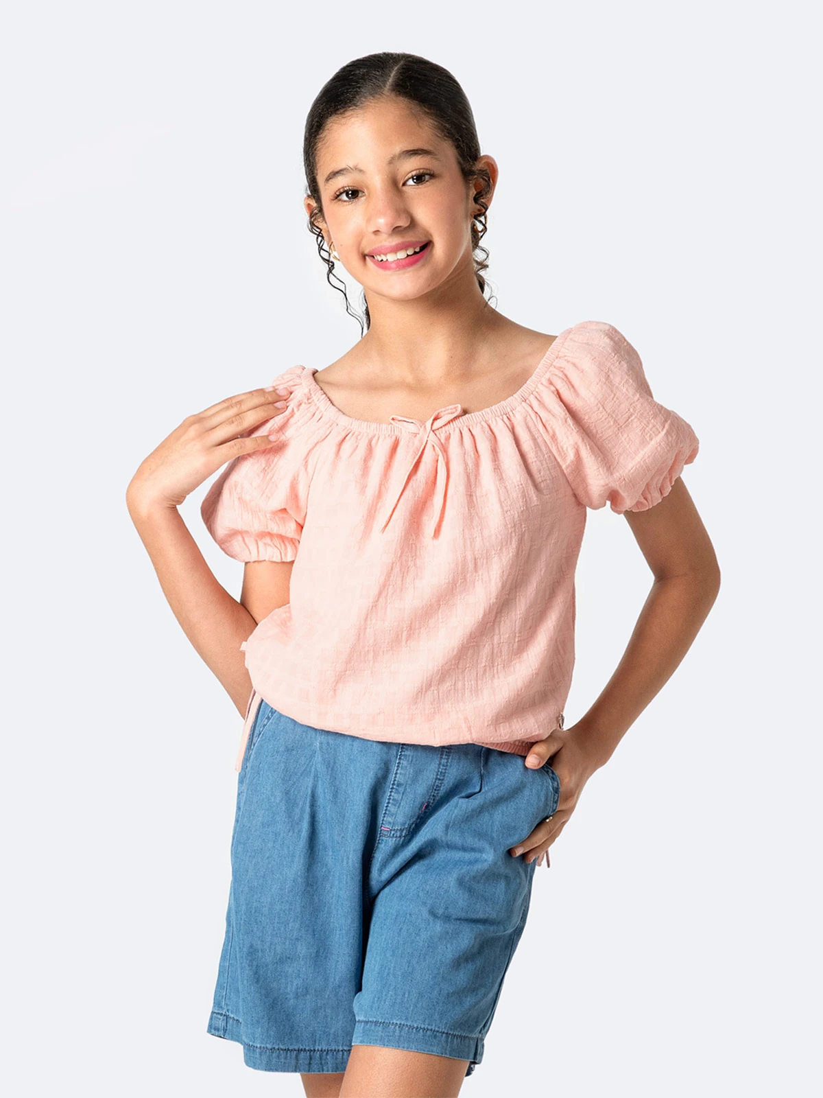 BLUSA MANGA CORTA NIÑA PIONIER NELLYHH - 2