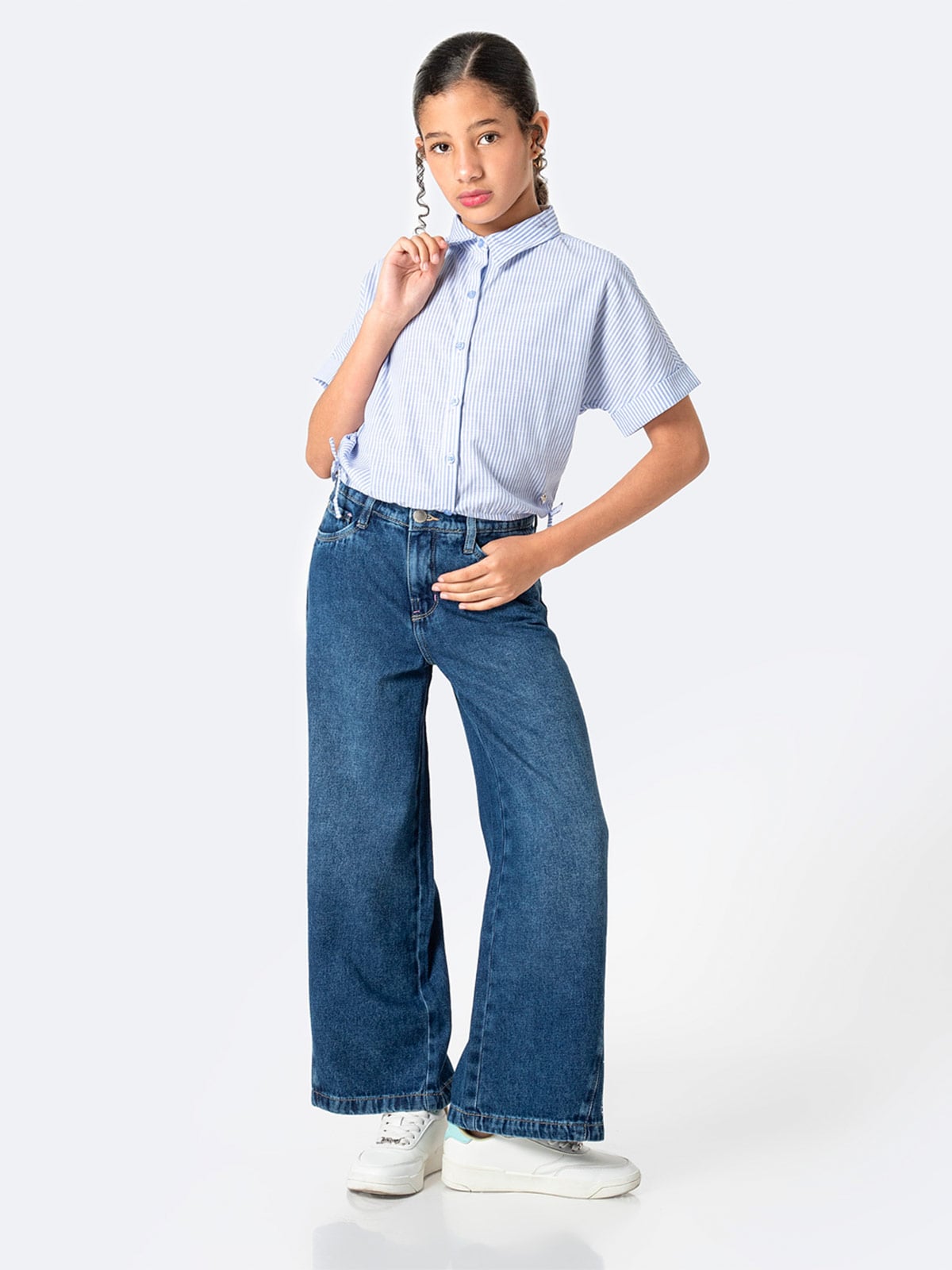 BLUSA MANGA CORTA NIÑA PIONIER FIOREH - 1
