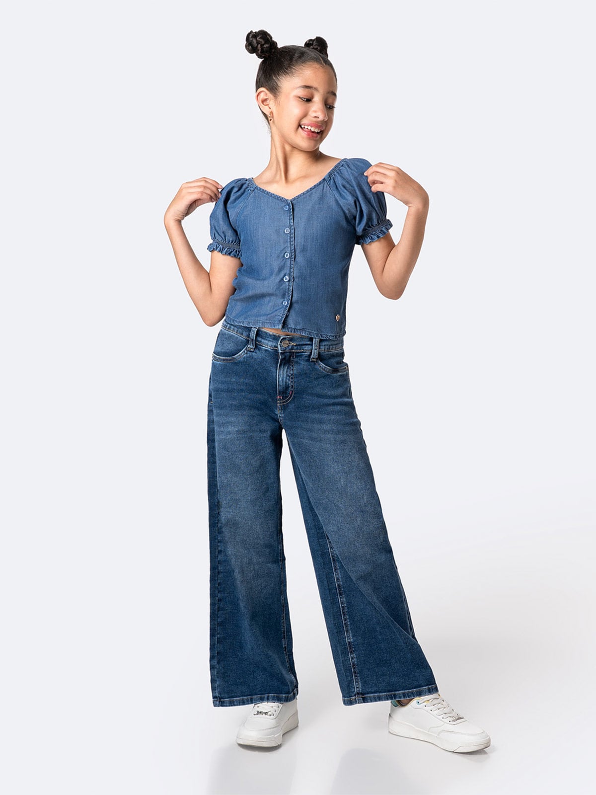 BLUSA MANGA CORTA NIÑA PIONIER LIZANDRAH - 1