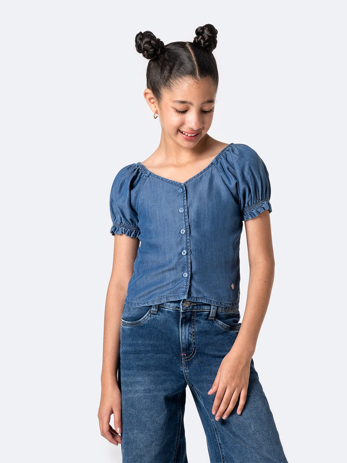 BLUSA MANGA CORTA NIÑA PIONIER LIZANDRAH - 2