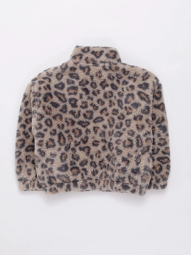 POLERA ANIMAL PRINT CON CIERRE NIÑA HARVEST - 2