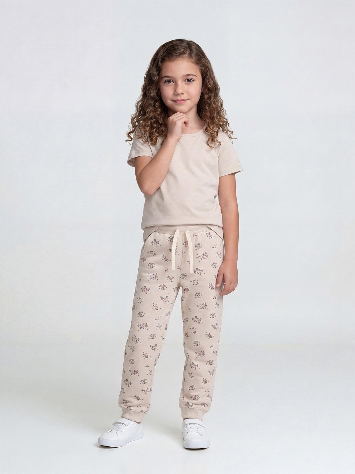 PANTALÓN DE BUZO COMBO FULL PRINT FRANELA NIÑA HARVEST - 1