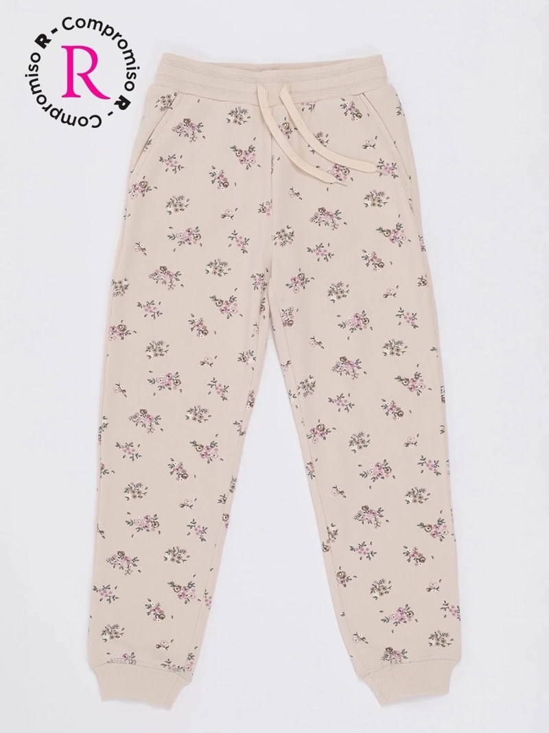 PANTALÓN DE BUZO COMBO FULL PRINT FRANELA NIÑA HARVEST - 3