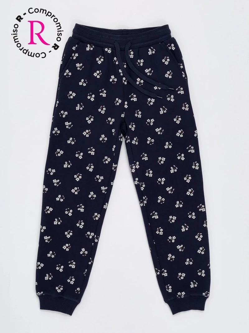 PANTALÓN DE BUZO COMBO FULL PRINT FRANELA NIÑA HARVEST - 3