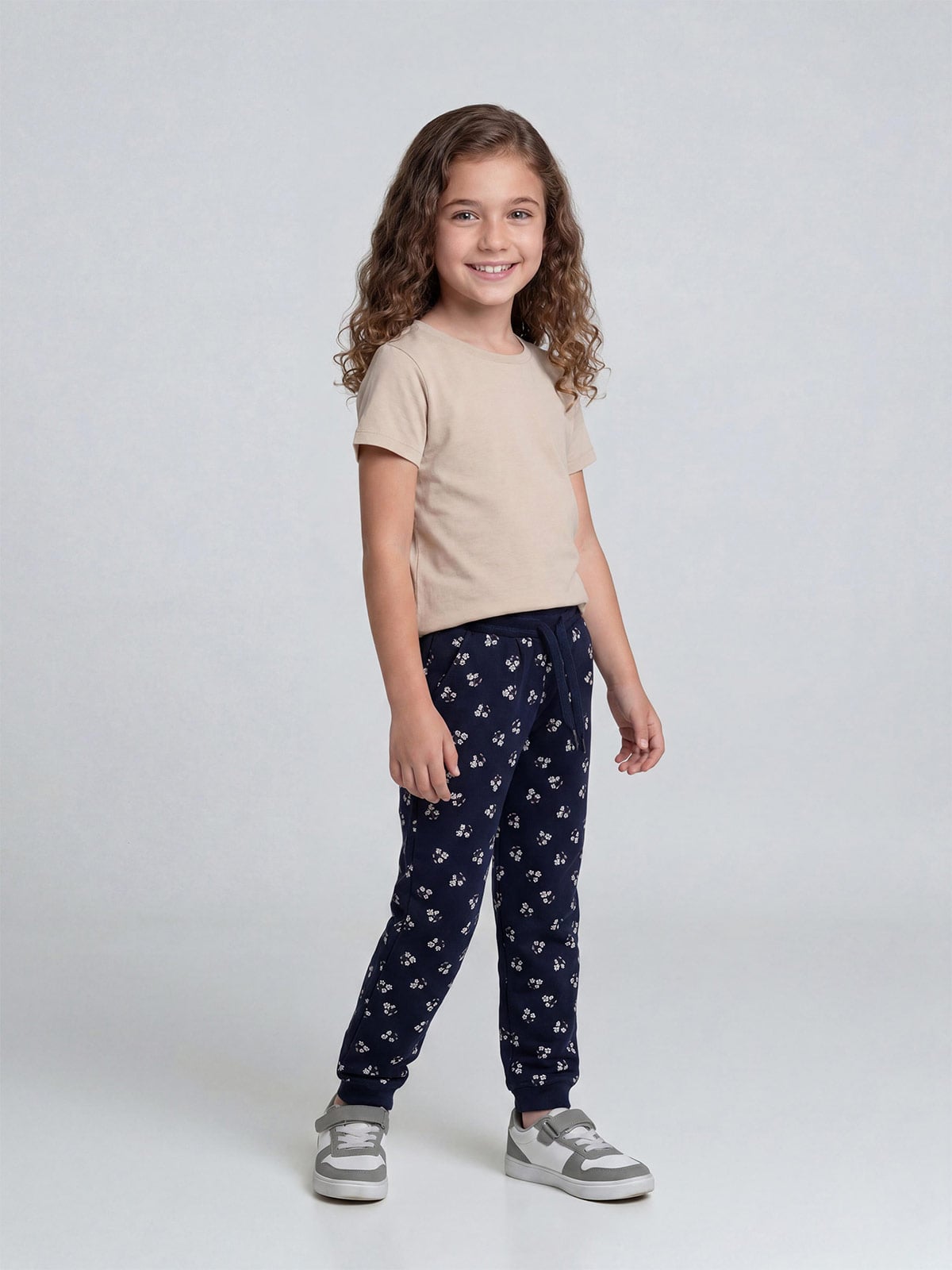 PANTALÓN DE BUZO COMBO FULL PRINT FRANELA NIÑA HARVEST - 1