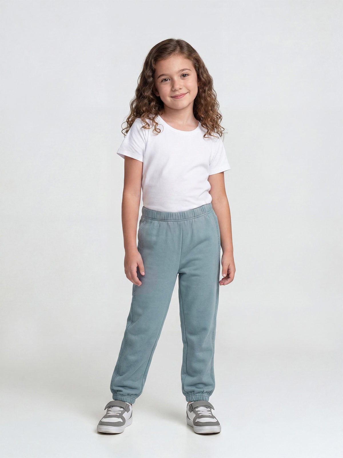 PANTALÓN DE BUZO COMBO FRANELA NIÑA HARVEST - 1