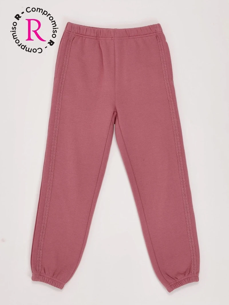 PANTALÓN DE BUZO COMBO FRANELA NIÑA HARVEST - 3