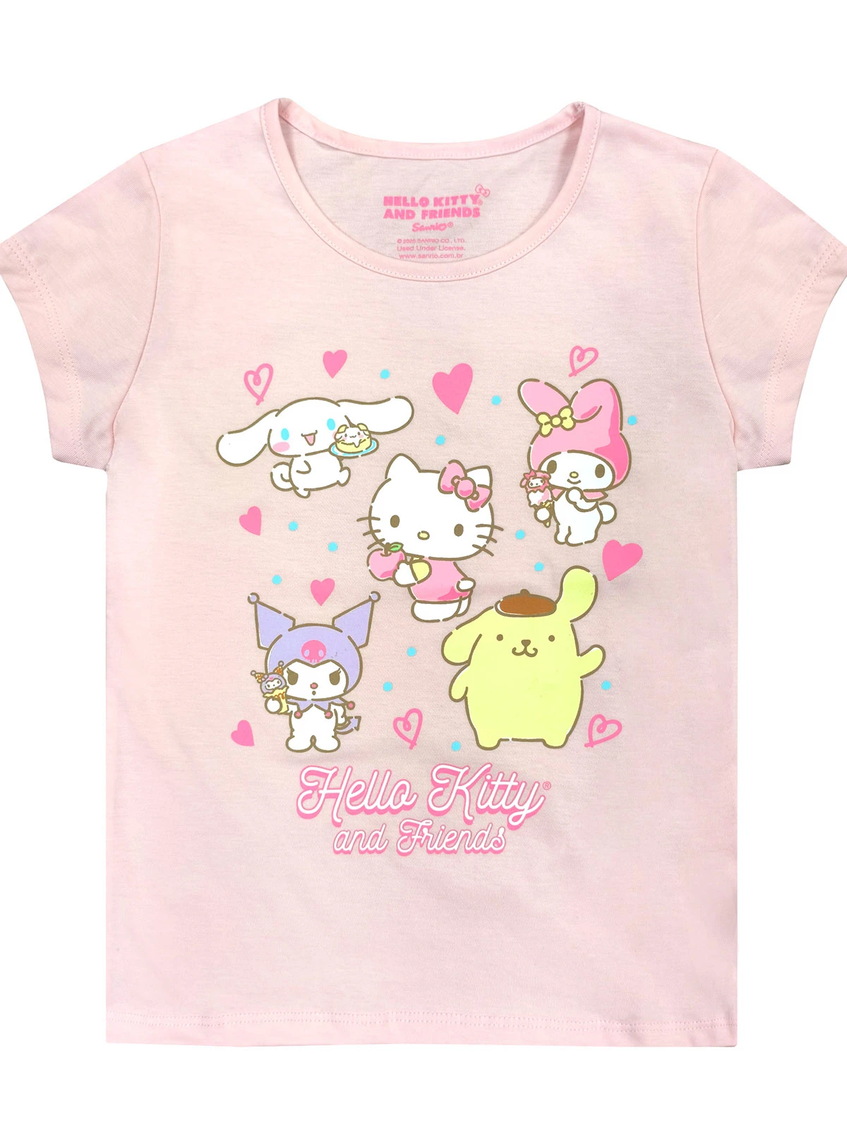 POLO MANGA CORTA ALGODÓN NIÑA HELLO KITTY BA6902R - 1