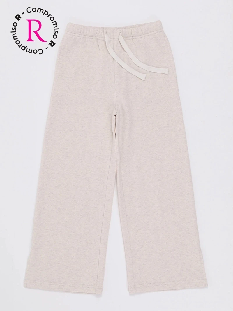 PANTALÓN DE BUZO COMBO WIDE FRANELA NIÑA HARVEST - 3