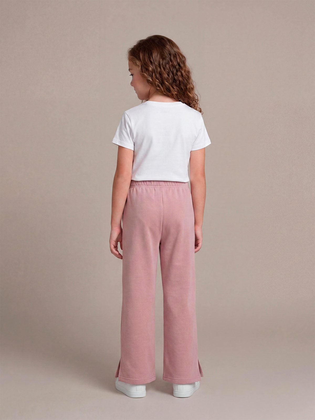 PANTALÓN DE BUZO COMBO WIDE FRANELA NIÑA HARVEST - 2