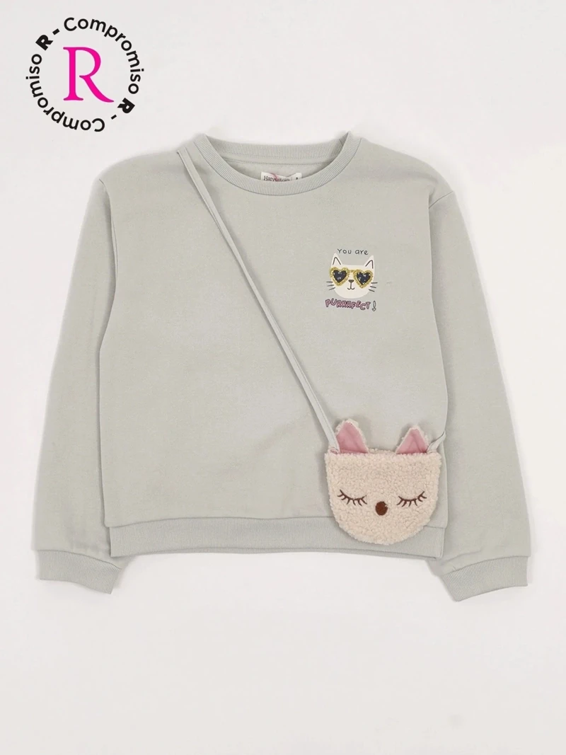 POLERA NIÑA HARVEST FRANELA CARTERA - 3