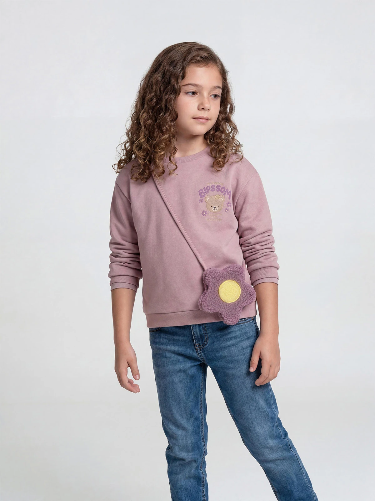POLERA NIÑA HARVEST FRANELA CARTERA - 1