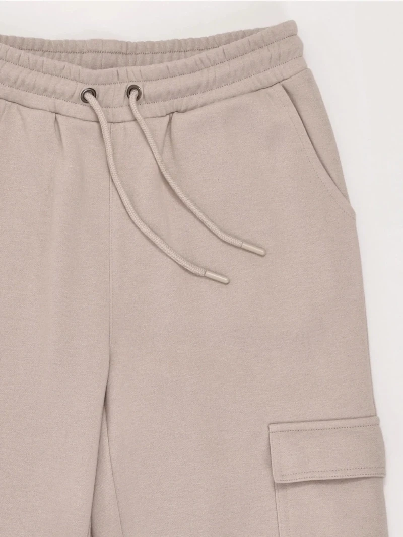 PANTALÓN BUZO NIÑA INDEX CARGO FRANELA - 5