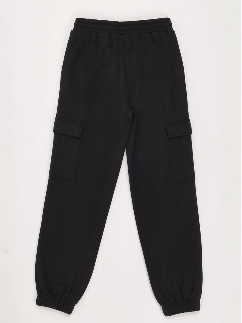 PANTALÓN BUZO NIÑA INDEX CARGO FRANELA - 4