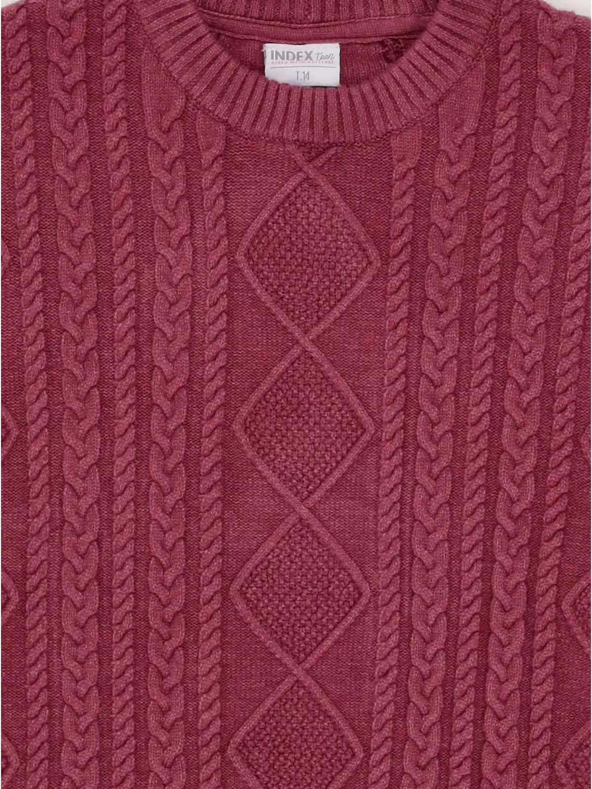 SWEATER NIÑA INDEX TRENZAS - 3