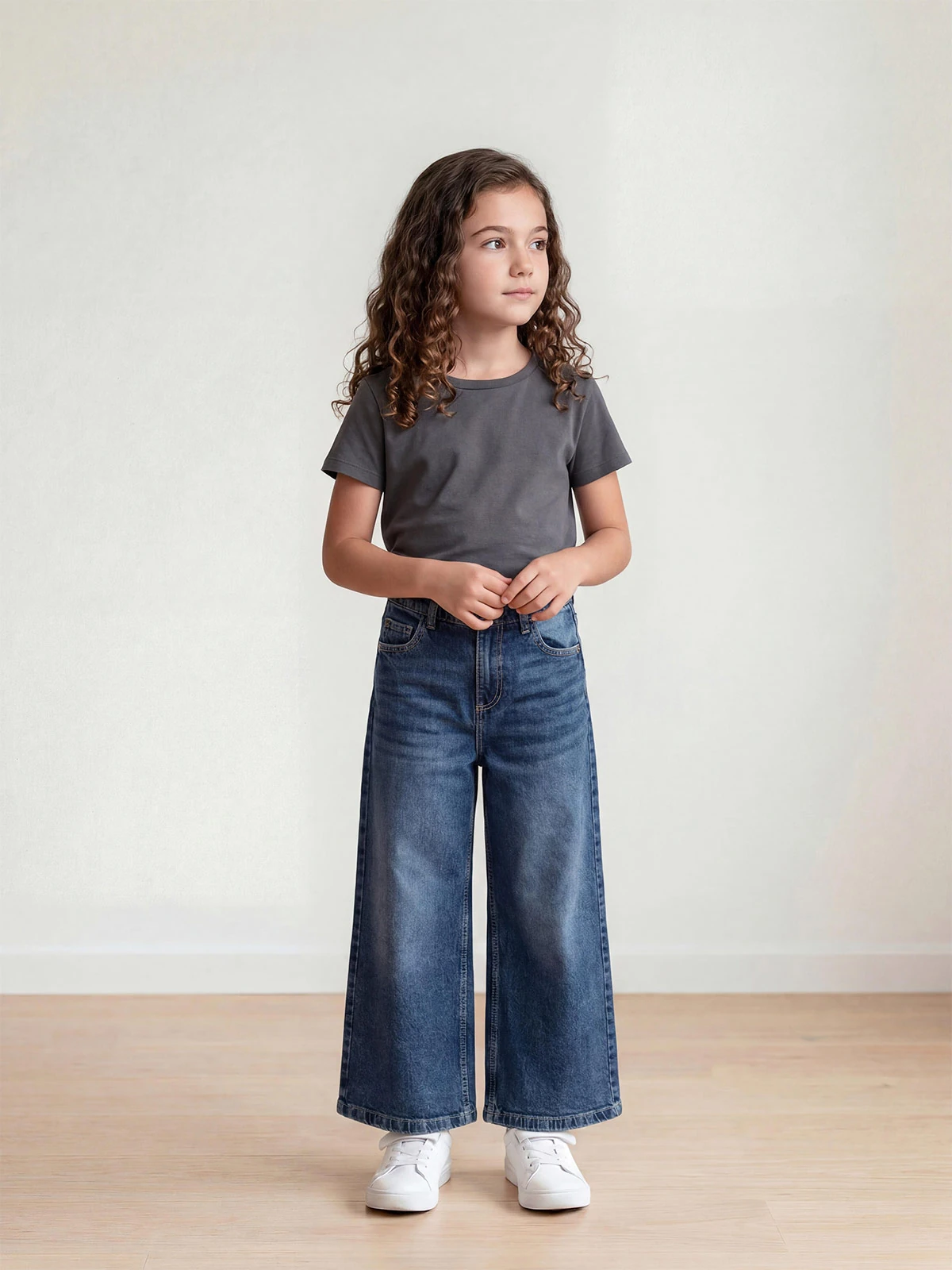 JEAN WIDE LEG NIÑA HARVEST - 1