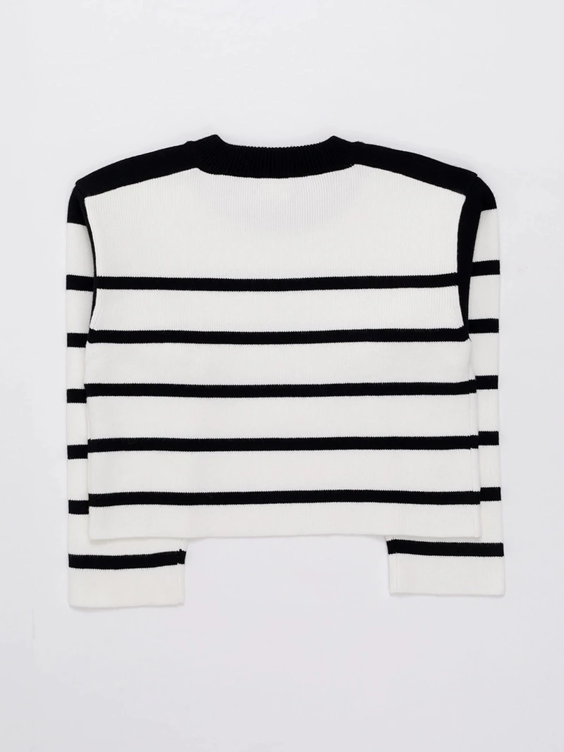 CHOMPA TEJIDA CONTRAST SWEATER NIÑA INDEX - 4