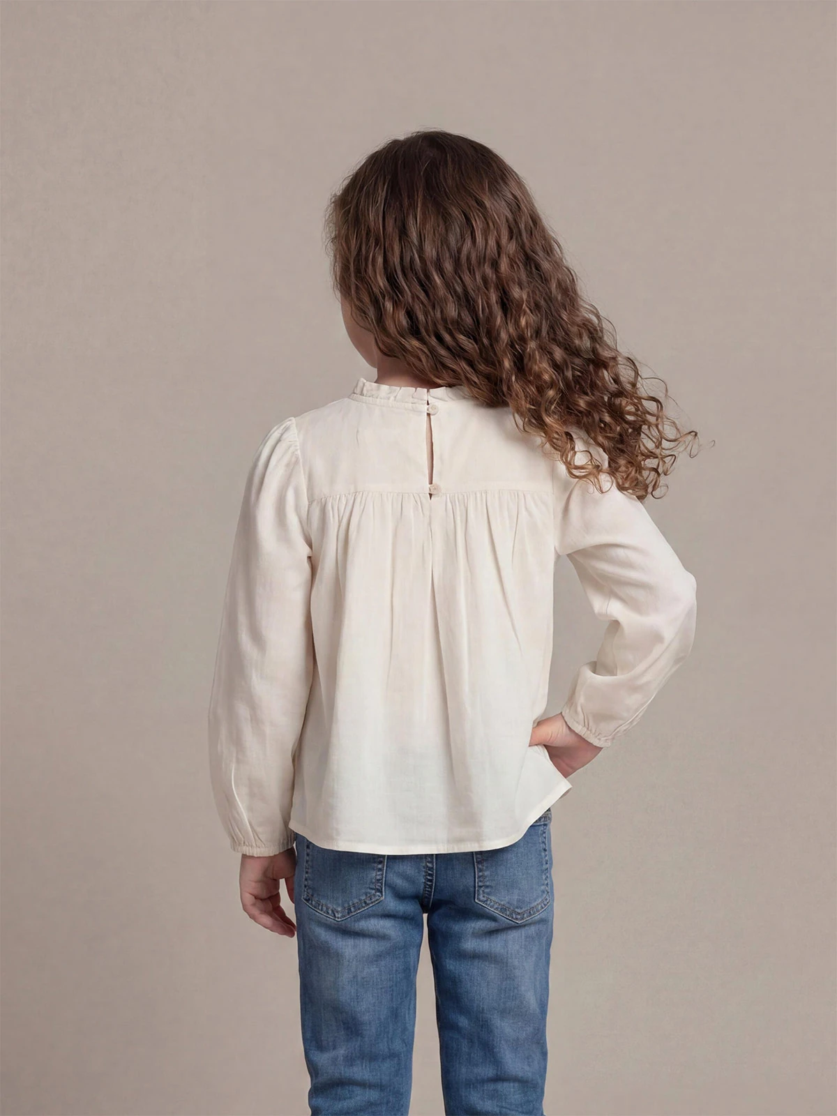 BLUSA PRADERA MANGA LARGA ALGODÓN NIÑA HARVEST - 2