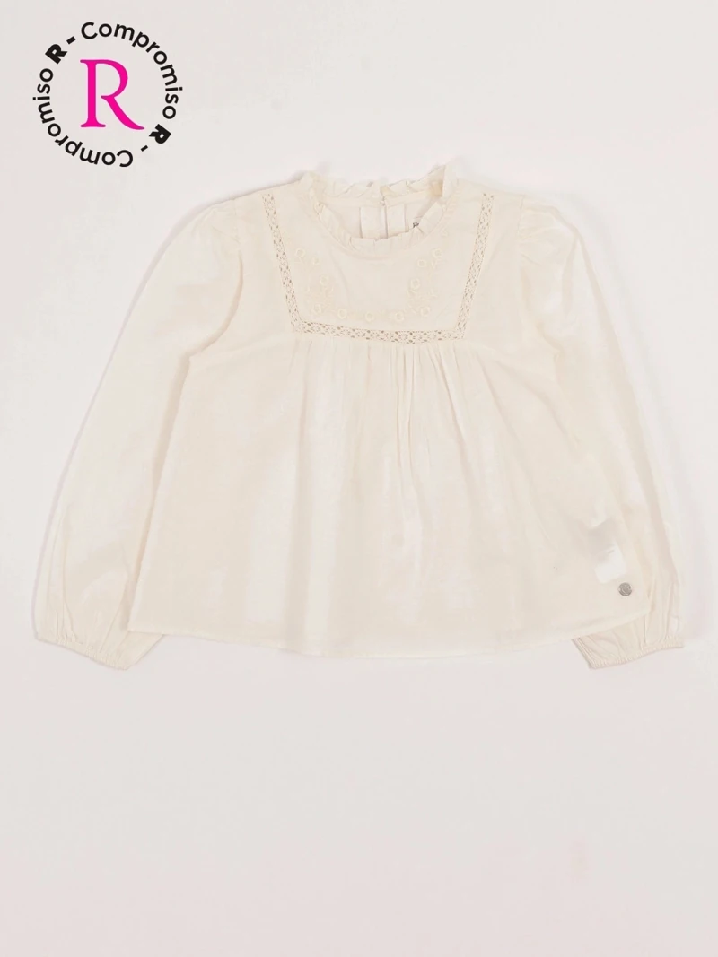 BLUSA PRADERA MANGA LARGA ALGODÓN NIÑA HARVEST - 3