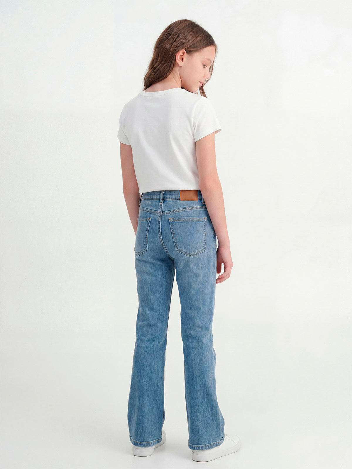 JEANS ALGODÓN FLARE NIÑA INDEX - 2