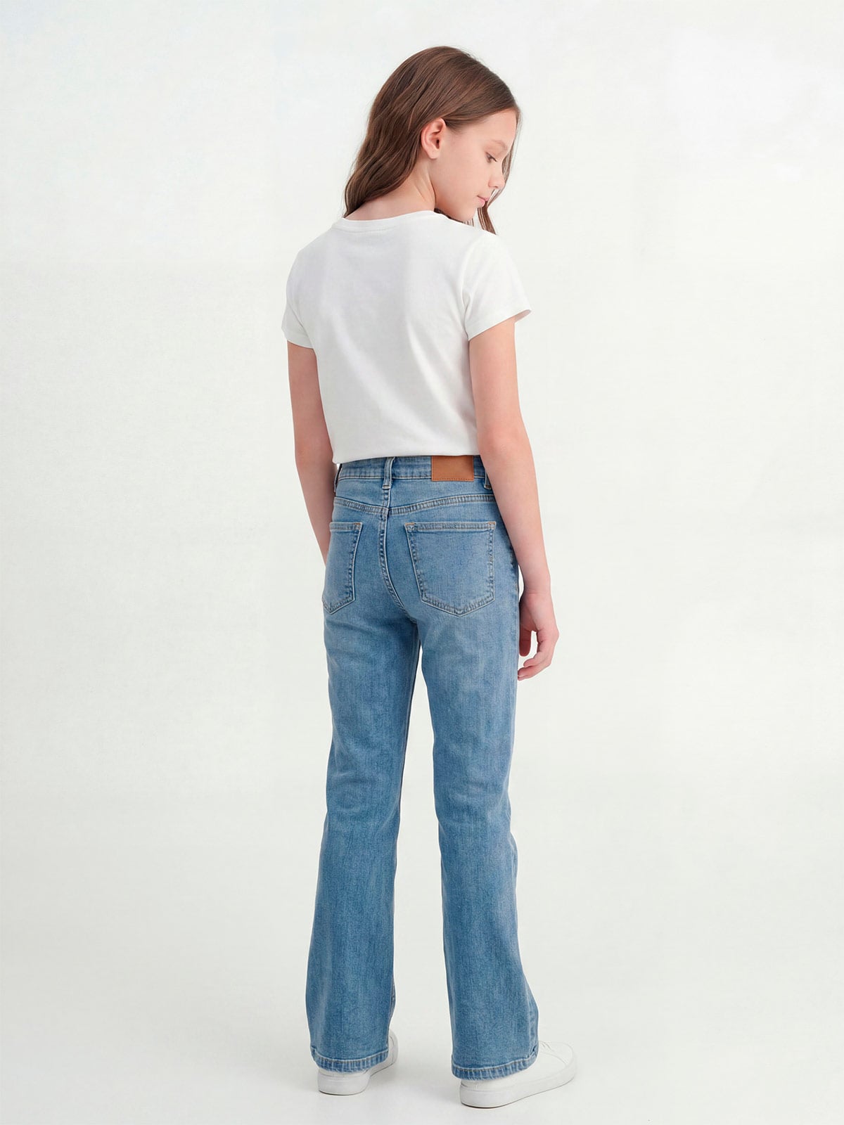 JEANS ALGODÓN FLARE NIÑA INDEX - 2