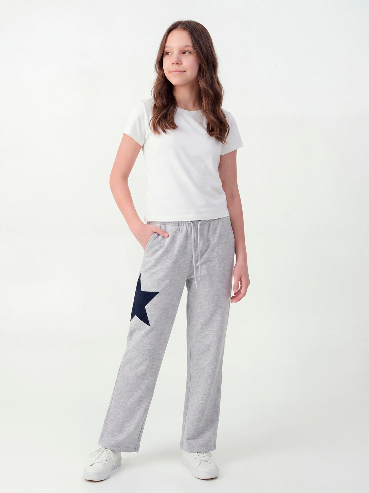 PANTALÓN BUZO ALGODÓN NIÑA INDEX - 1