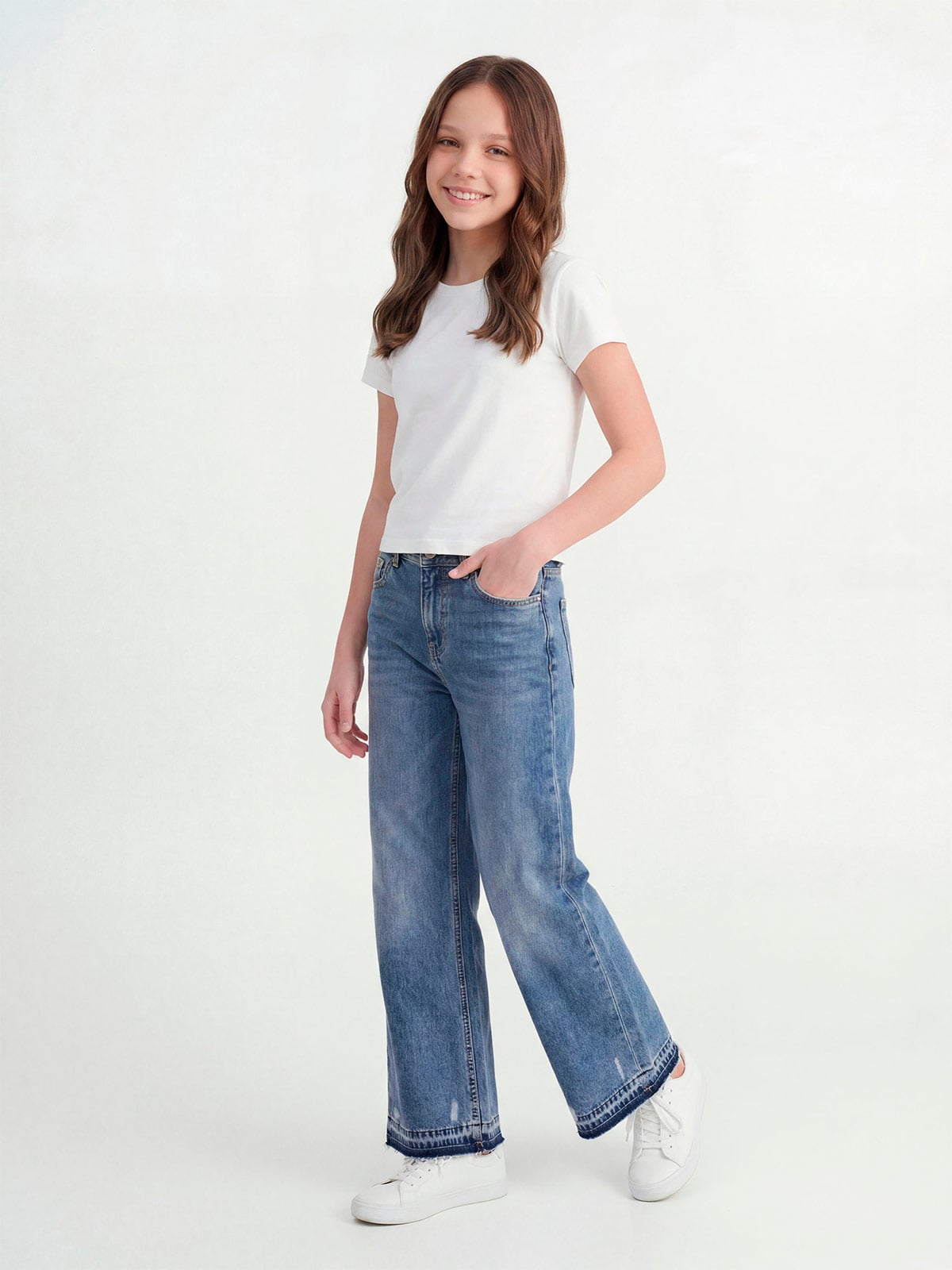 JEANS ALGODÓN NIÑA INDEX - 1
