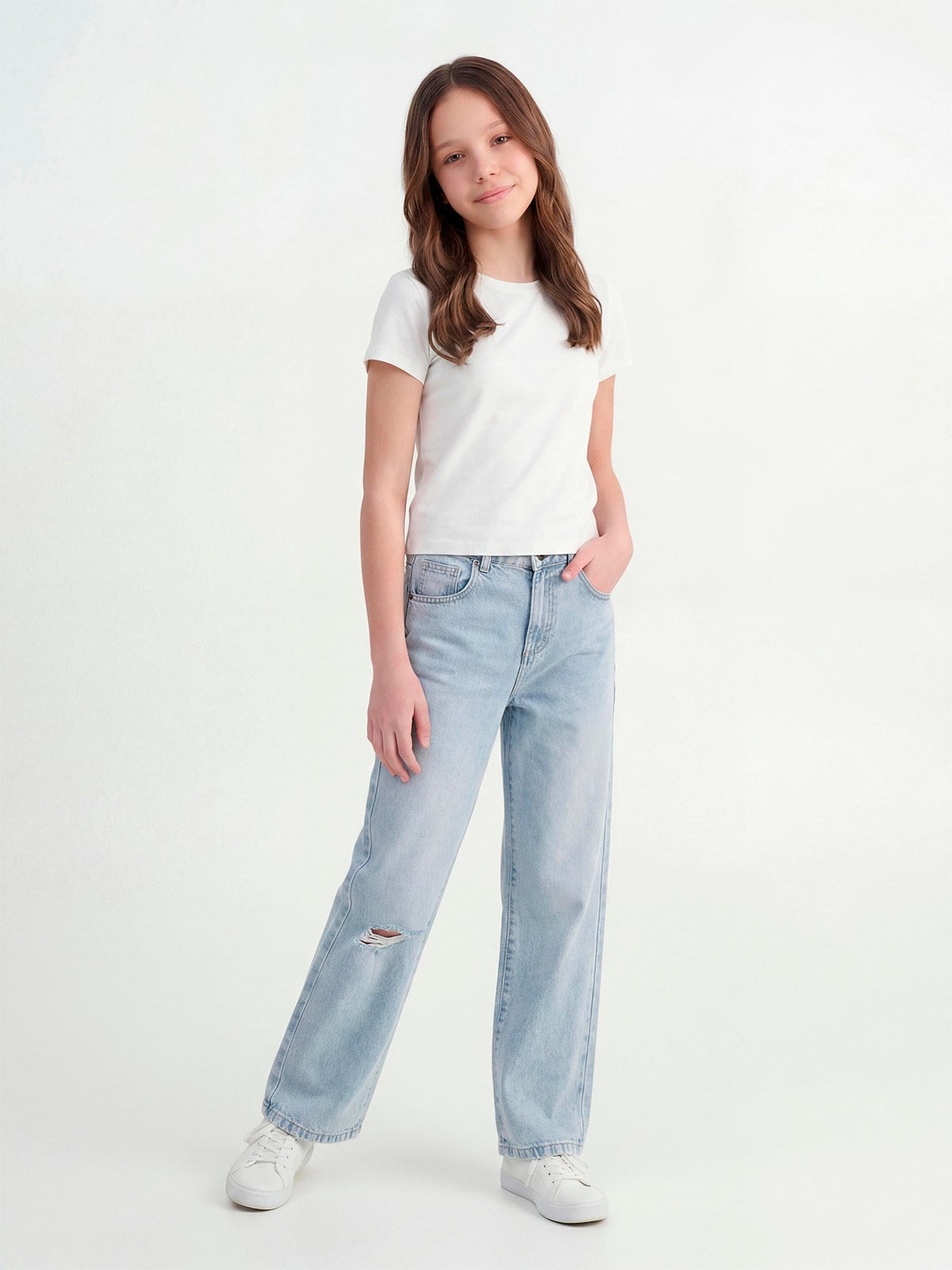JEANS ALGODÓN NIÑA INDEX - 1