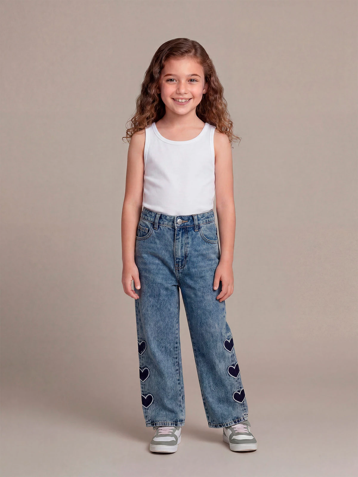 JEANS ALGODÓN NIÑA HARVEST - 1