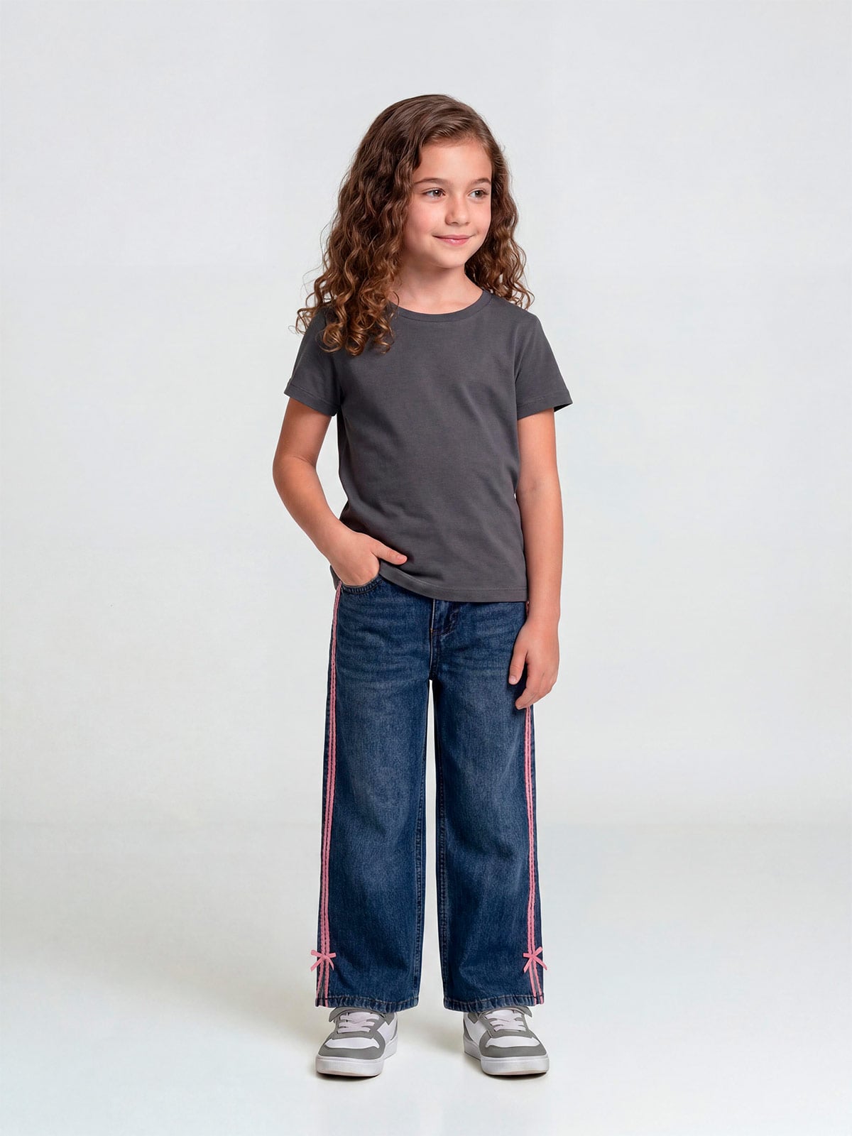 JEANS ALGODÓN NIÑA HARVEST CINTA - 1