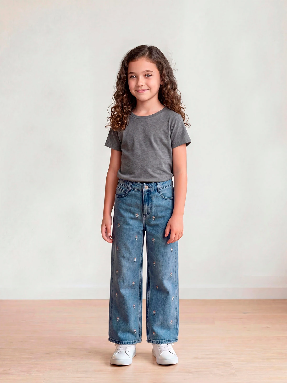 JEANS ALGODÓN NIÑA HARVEST - 1