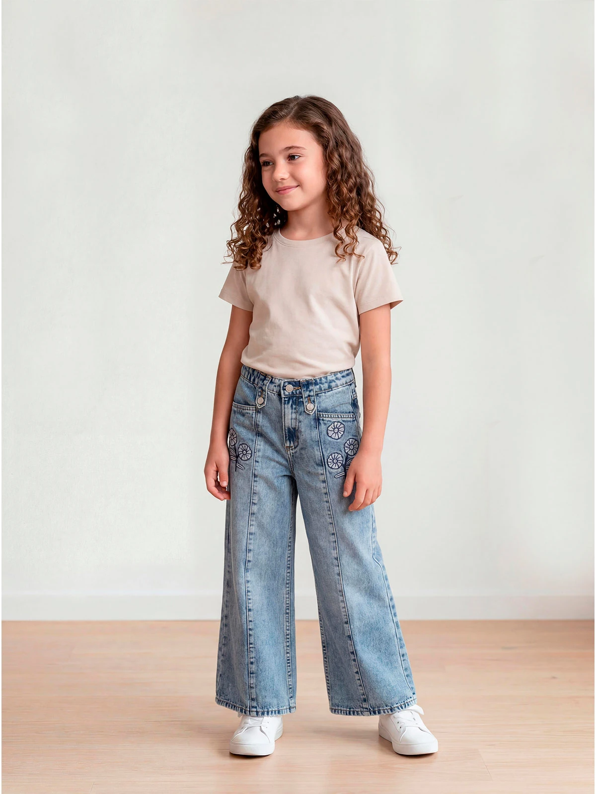 JEANS ALGODÓN NIÑA HARVEST - 1