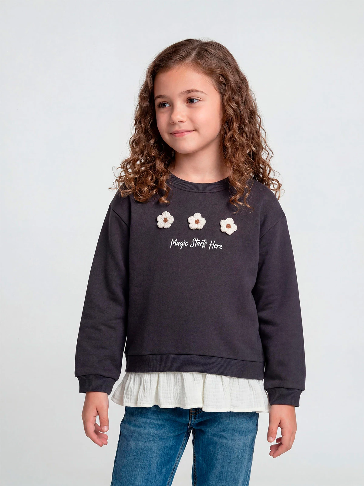 POLO FRANELA NIÑA HARVEST - 1