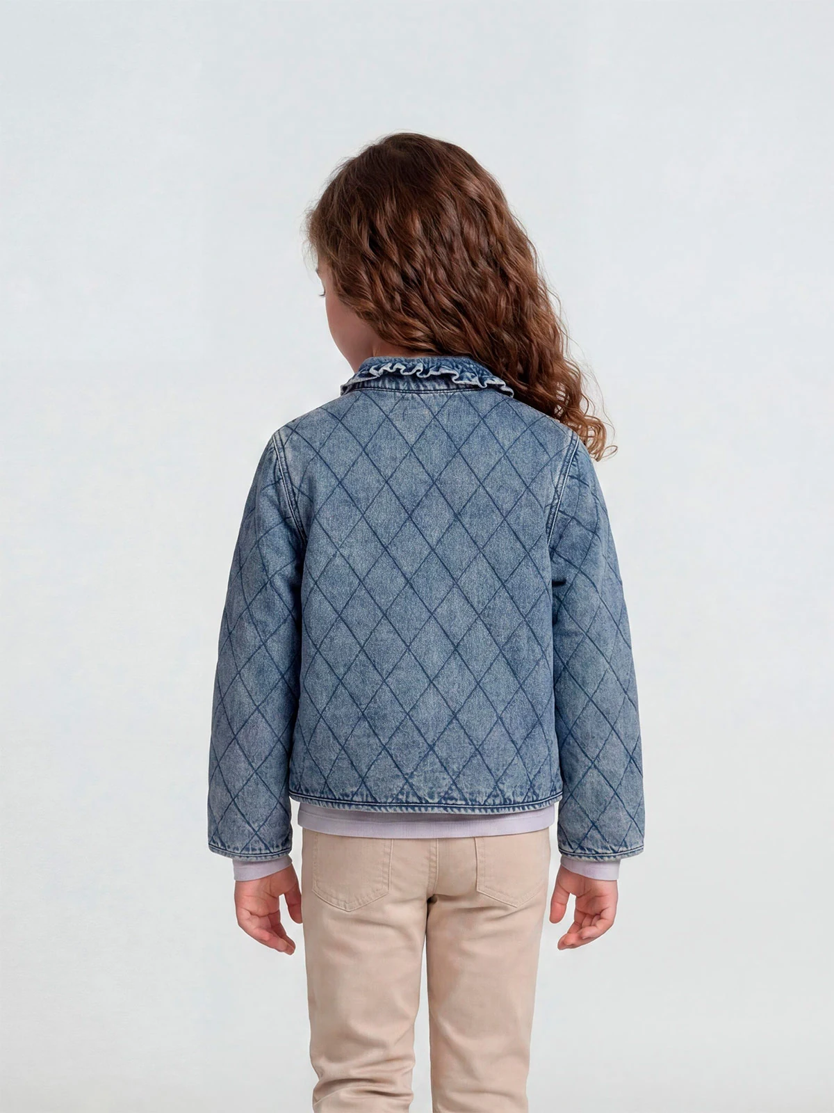 CASACA ALGODÓN NIÑA HARVEST LAZOS QUILTED - 2