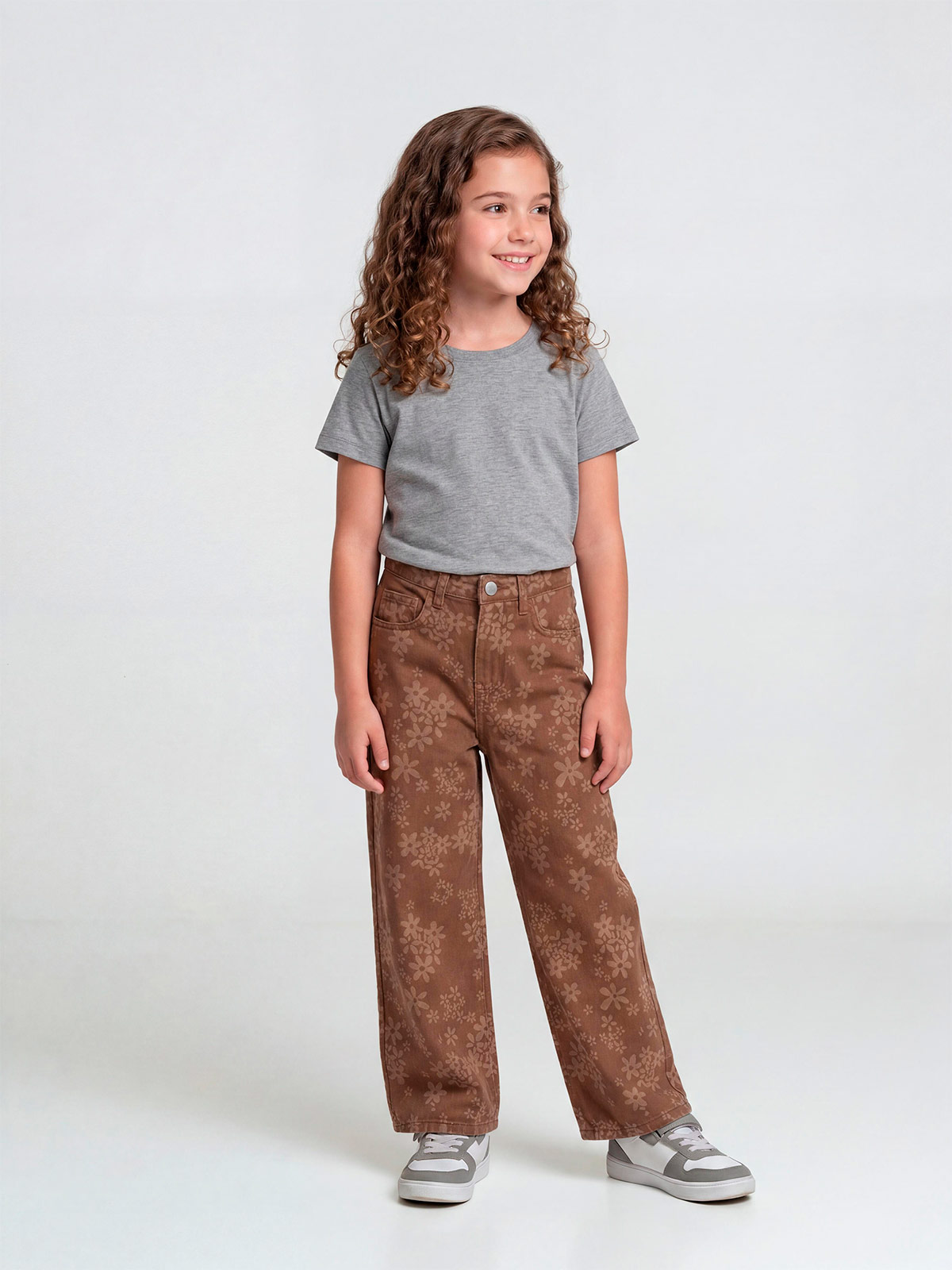 PANTALÓN ALGODÓN NIÑA HARVEST - 1