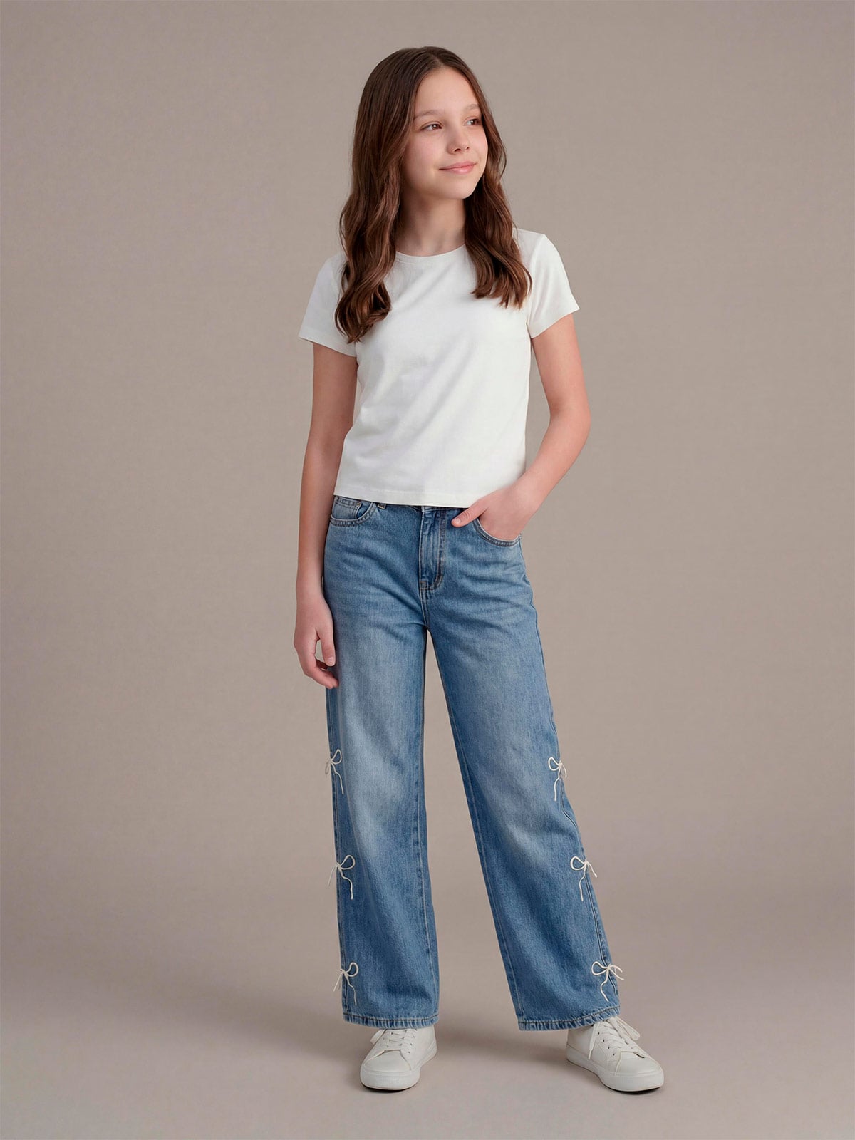 JEANS ALGODÓN NIÑA INDEX - 1