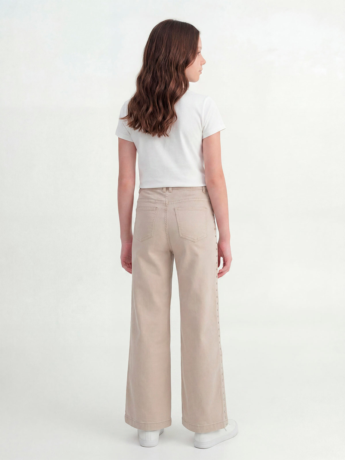 PANTALÓN ALGODÓN WIDE NIÑA INDEX - 2