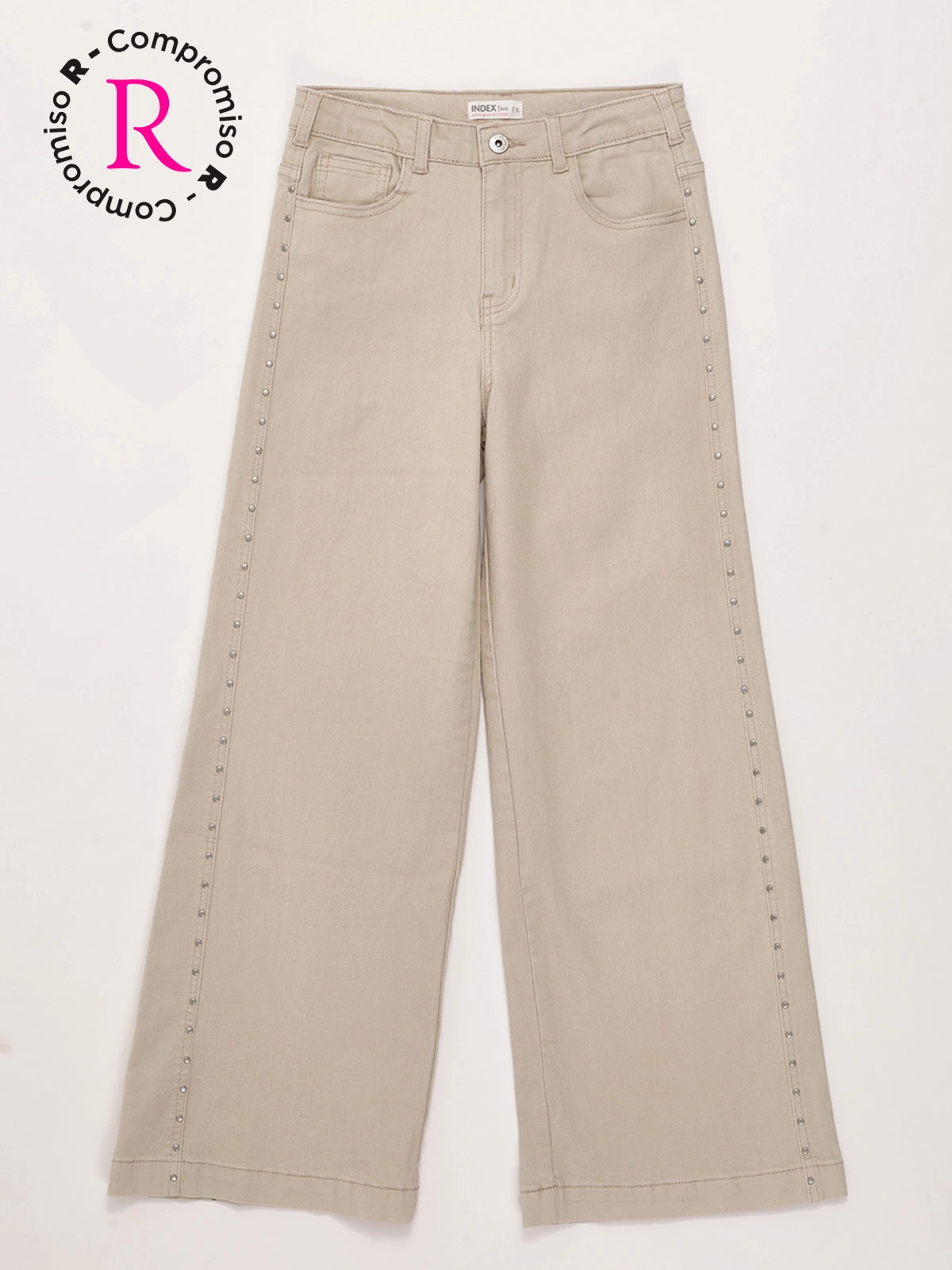 PANTALÓN ALGODÓN WIDE NIÑA INDEX - 3
