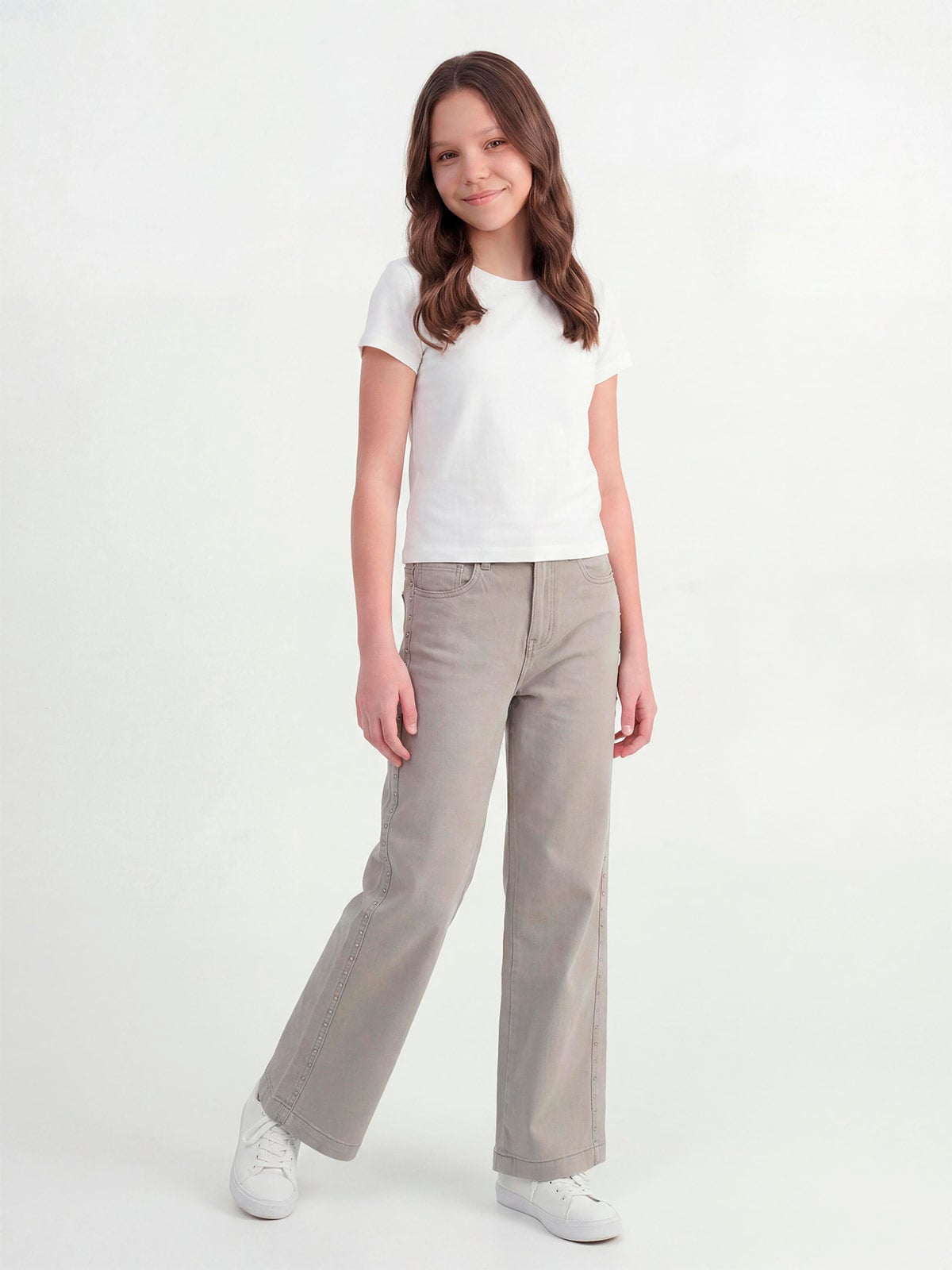 PANTALÓN ALGODÓN WIDE NIÑA INDEX - 1