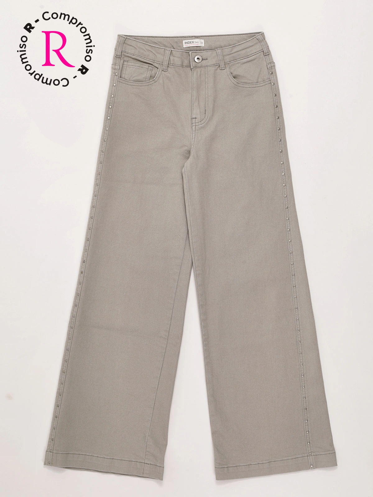 PANTALÓN ALGODÓN WIDE NIÑA INDEX - 3