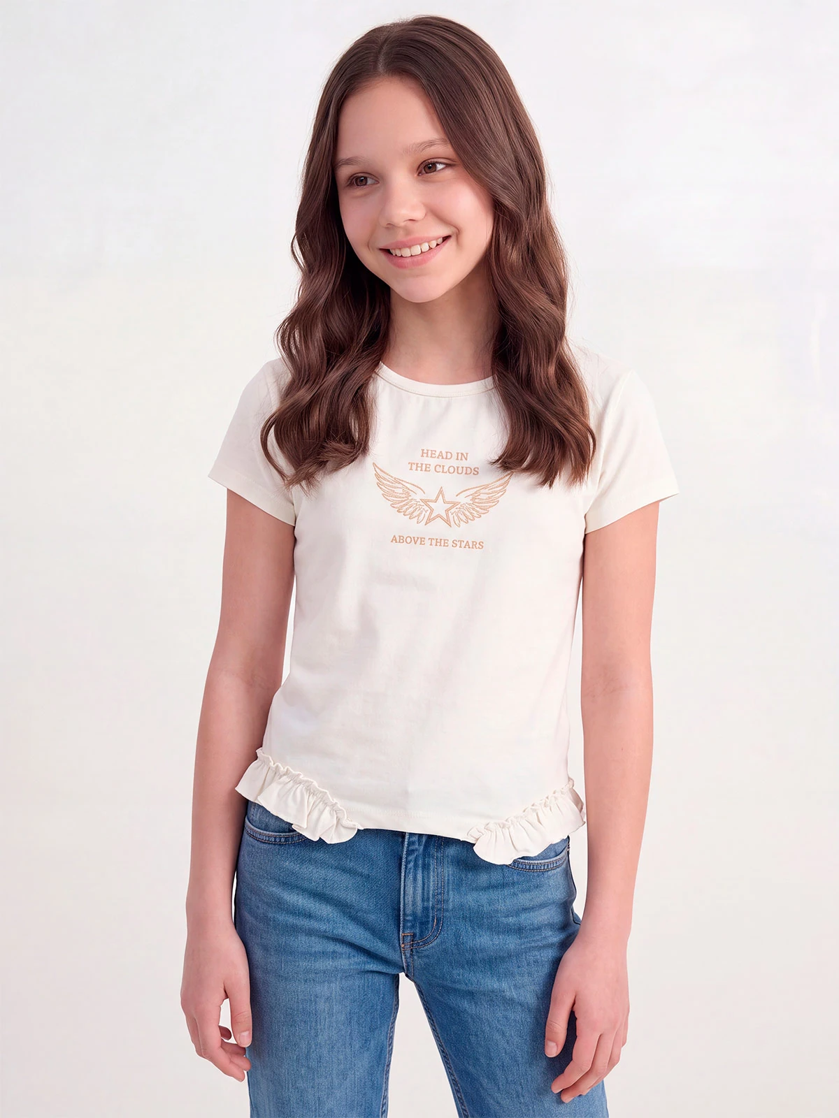 POLO MANGA CORTA RUFFLES NIÑA INDEX - 1