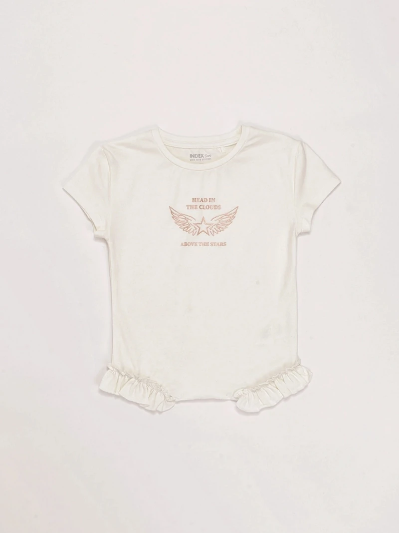 POLO MANGA CORTA RUFFLES NIÑA INDEX - 3