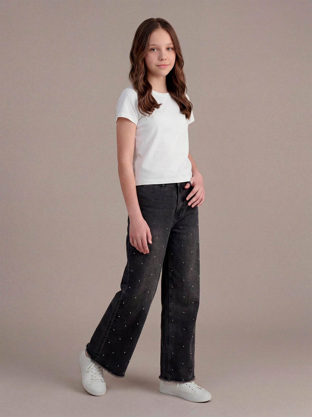 JEANS ALGODÓN NIÑA INDEX - 1